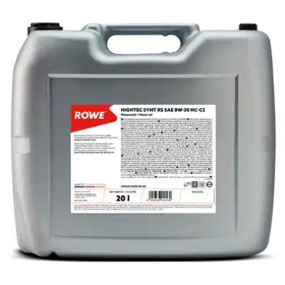 Масло моторное ROWE HIGHTEC SYNT RS HC-C2 0W-30 синтетическое 20л