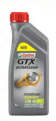 Масло моторное Castrol GTX Ultraclean 10W-40 A3/B4 полусинтетическое 1л