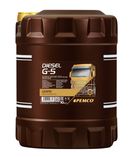 Масло моторное Pemco Diesel G-5 UHPD 10/40 API CI-4 Plus/SL ACEA E7