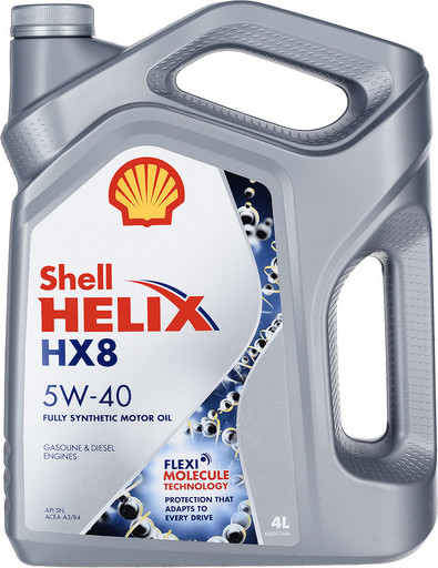 Масло моторное Shell Helix HX8 Synthetic 5/40 API SN/CF