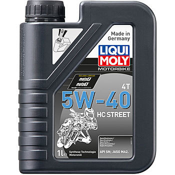 Масло моторное Liqui Moly Motorbike 4T HC Street 5/40 API SN Plus