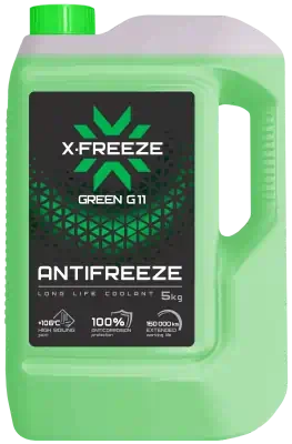 Антифриз X Freeze зеленый канистра 5 кг