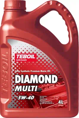 Масло моторное TEBOIL Diamond Multi 5W-40 SN; SN Plus; A3/B3;VW 502.00/505.00;Renault RN 0710;MB 229.5 синтетическое 4л