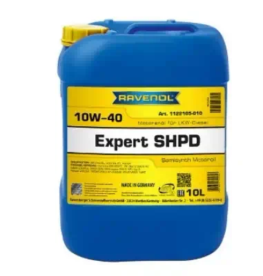 Масло моторное Ravenol 10W-40 Expert SHPD A3/B4 CI-4/SL полусинтетическое 10л