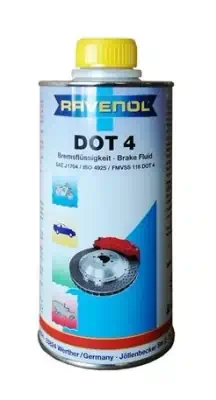 Жидкость тормозная Ravenol Dot-4 0,5 мл