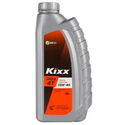 Масло моторное Kixx 15W-40 Ultra 4T SJ/MA2 для 4х такт. дв. 1л п/синт.