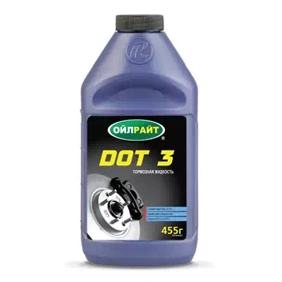 Жидкость тормозная Oil Right Dot-3 455 г