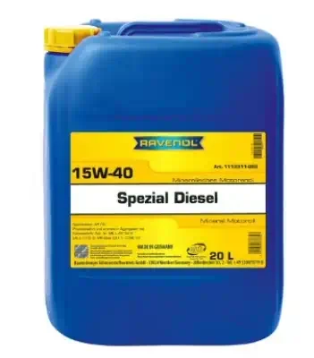 Масло моторное Ravenol 15W-40 Spezial Diesel (20л) new