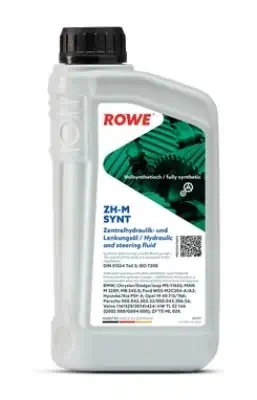 Жидкость для гидроусилителя руля Rowe Hightec ZH-M MB 345.0, Ford WSS-M2C204-A/A2, VW TL 52 146 синтетическое 1 л