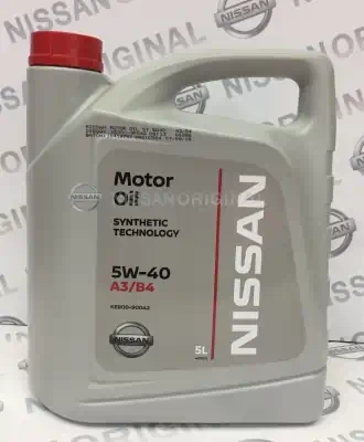 Масло моторное Nissan 5W-30 Motor Oil моторное синтетическое 5л