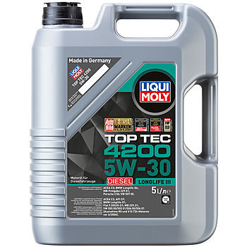 Масло моторное Liqui Moly Top Tec 4200 Diesel 5/30 API CF ACEA C3