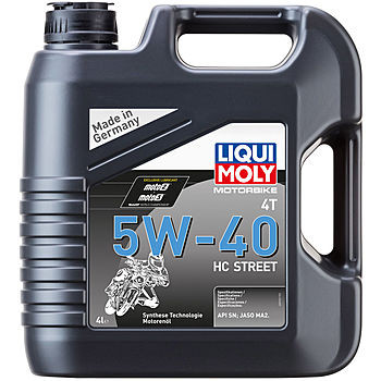 Масло моторное Liqui Moly Motorbike 4T HC Street 5/40 API SN Plus