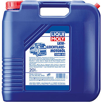 Масло моторное Liqui Moly LKW LeichtLauf Motoroil Basic 10/40 API CI-4/SL