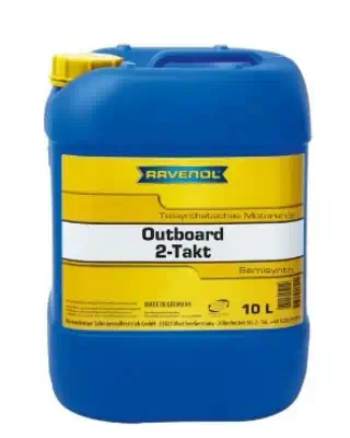 Масло Ravenol Outboardoel 2T Teilsynth полусинтетическое 10л