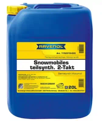 Масло моторное RAVENOL Snowmobiles Teilsynth. 2-Takt (20л)