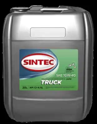 Масло моторное Sintec 10W-40 Truck API CI-4/SL п/синтетическое 20л