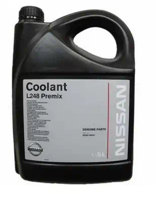 Антифриз Nissan Coolant L248 Premix зеленый 5 кг