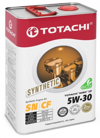 Масло моторное TOTACHI NIRO LV Synthetic 5/30 API SN/CF