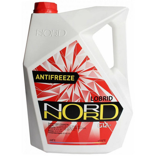 Антифриз NORD OIL Antifreeze Premium G-12+ -40 красный