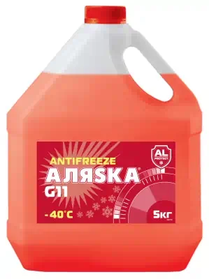 Антифриз Аляска red - 40 G11 5 кг