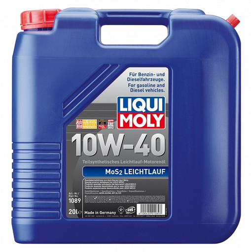 Масло моторное Liqui Moly MoS2 LeichtLauf 10/40 API SL/CF