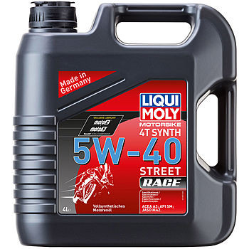 Масло моторное Liqui Moly Motorbike 4T Synth Street Race 5/40 API SM