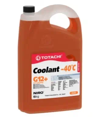 Антифриз Totachi NIRO COOLANT оранжевый (-40) G12 5 кг