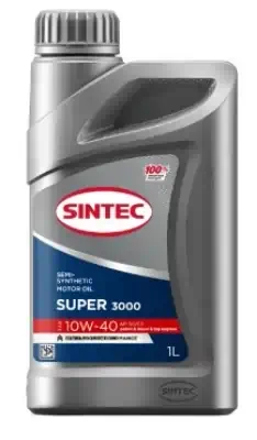 Масло моторное Sintec 10W-40 Super 3000 SG/CD п/синтетическое 1л