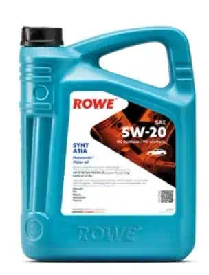 Масло моторное ROWE HIGHTEC SYNT ASIA SAE 5W-20 SP RC/SN PLUS 4л