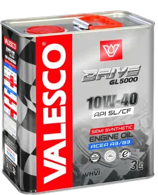 Масло моторное VALESCO DRIVE GL 5000 10W-40 API SL/CF п/синтетическое 3л