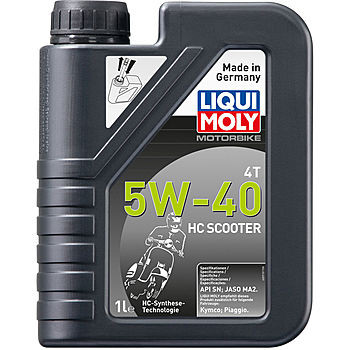 Масло моторное Liqui Moly Motorbike 4T HC Scooter 5/40 API SN Plus