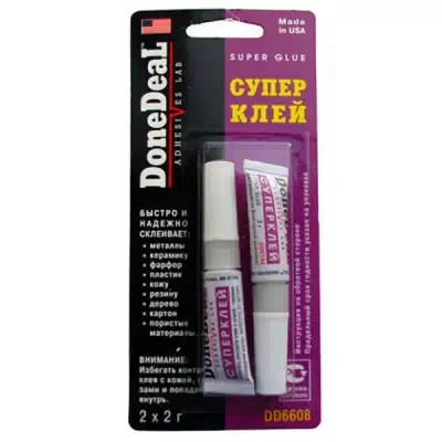 Суперклей Done Deal 2 х 2 г