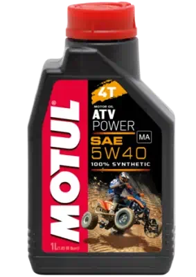 Масло моторное Motul квадроциклы 4T 5W-40 ATV Power синтетическое 1л