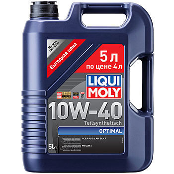 Масло моторное Liqui Moly Optimal 10/40 API SL/CF