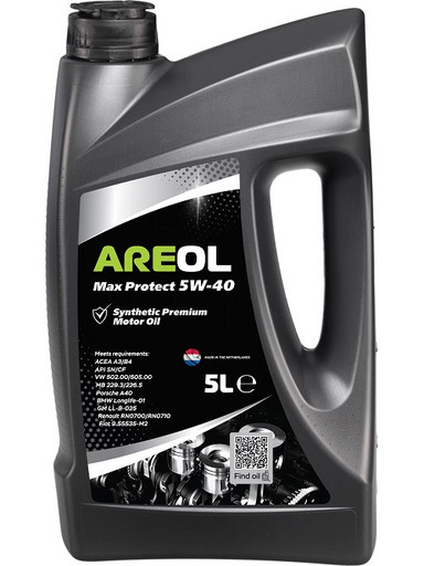 Масло моторное AREOL Max Protect 5/40 API SN/CF ACEA A3/B4