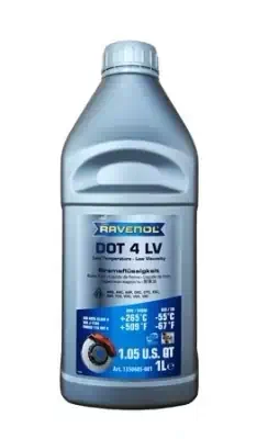 Жидкость тормозная Ravenol DOT 4 LV 1 л