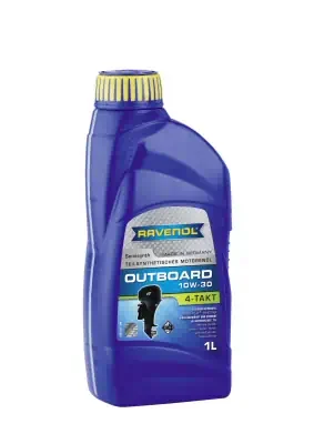 Масло моторное Ravenol 10W-30 Outboardoel 4T SM полусинтетическое 1л