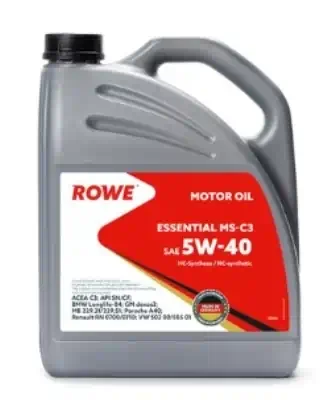 Масло моторное ROWE ESSENTIAL MS-C3 5W-40 SN/CF, C3 синтетическое 5л