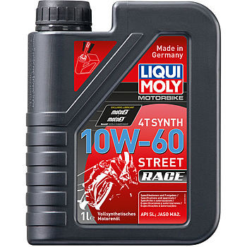 Масло моторное Liqui Moly Motorbike 4T Synth Street Race 10/60 API SN Plus