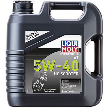 Масло моторное Liqui Moly Motorbike 4T HC Scooter 5/40 API SN Plus