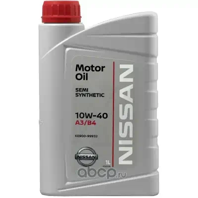 Масло моторное Nissan 10W-40 моторное Европа синтетическое 1л