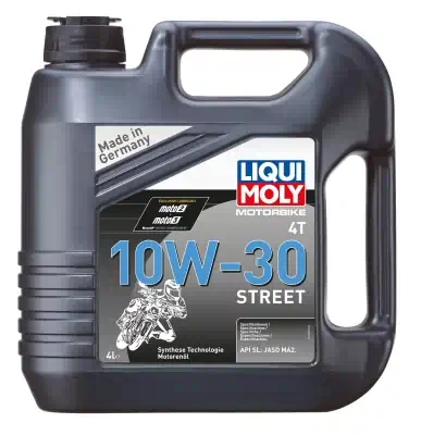 Масло моторное LiquiMoly 4T 10W-30 Motorbike Street SL/МА-2 синтетическое 4л