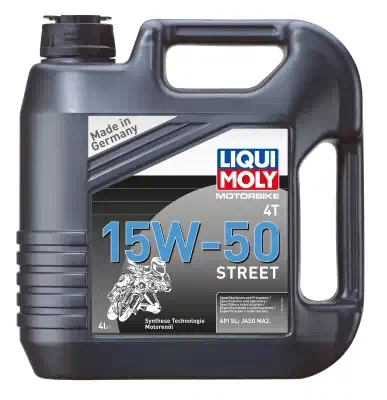 Масло моторное LiquiMoly 4T 15W-50 Motorbike Street SL/МА-2 синтетическое 4л