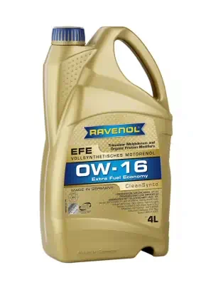 Масло моторное Ravenol 0W-16 EFE GF-6B SN Plus/SP синтетическое 4л