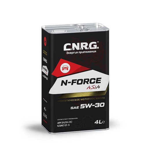 Масло моторное C.N.R.G. N-Force Asia PAO 5/30 API SN-RC ILSAC GF-5