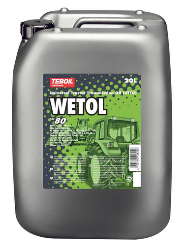 Масло трансмиссионное Teboil Wetol W SAE 80W API GL-4