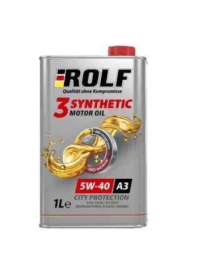 Масло моторное Rolf 3-Synthetic 5W-40 ACEA A3/B4 синтетическое 1л