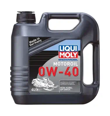 Масло моторное LiquiMoly 0W-40 Snowmobil Motoroil Synt синтетическое SM/CF А3/В3 для снегоходов 4л