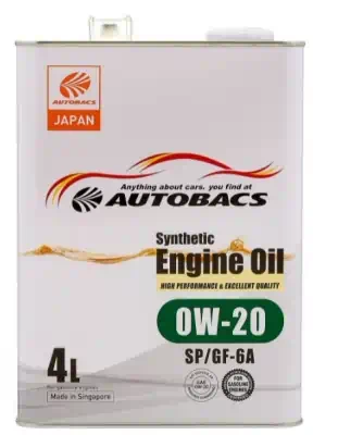 Масло моторное AUTOBACS Synthetic Engine Oil 0W-20 SP/GF-6A синтетическое 4л