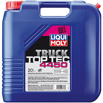 Масло моторное Liqui Moly Top Tec Truck 4450 15/40 API CK-4/SN